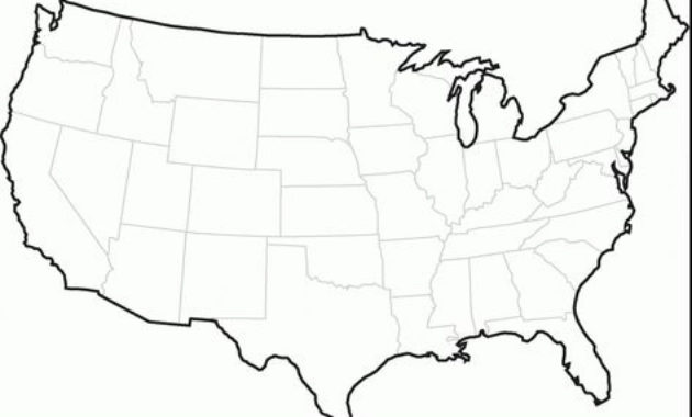 Best Blank Template Of The United States