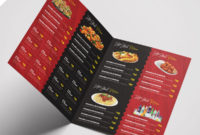 Bi-Fold Square Food Menu Brochure Psd | Psdfreebies intended for Bi Fold Menu Template