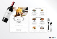 Blank Restaurant Menu Design Template In Psd, Word, Publisher regarding Menu Templates For Publisher