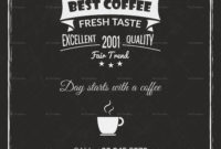 Coffee Menu Design Template In Psd, Publisher, Word inside Fascinating Menu Template For Pages