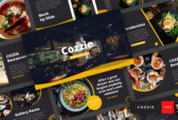 Cozzie – Restaurant Powerpoint Templatestringlabs | Thehungryjpeg regarding Powerpoint Restaurant Menu Template