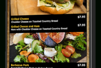 Digital Menu Board Templates (Examples) with regard to Digital Menu Board Templates