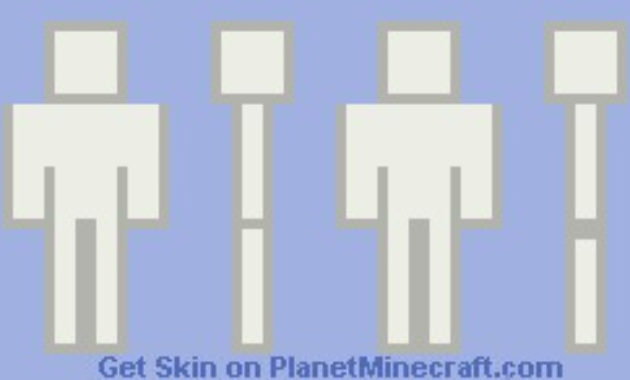 Fantastic Minecraft Blank Skin Template