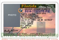Fascinating Blank Drivers License Template