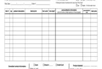 Fascinating Blank Fundraiser Order Form Template