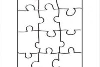 Fascinating Blank Jigsaw Piece Template
