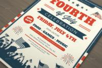 Fourth Of July Celebration Flyers Templateme55Enjah | Graphicriver intended for 4Th Of July Menu Template
