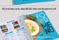 Free Bifold Cafe Menu Psd Brochure -Elegantflyer Intended For Bi Fold intended for Bi Fold Menu Template