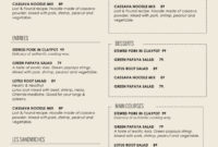Free Cafe Menu Templates For Word - Atlantaauctionco in Free Cafe Menu Templates For Word
