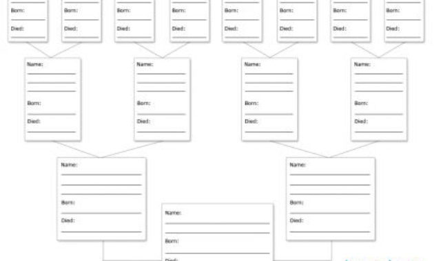 Free Fill In The Blank Family Tree Template