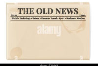 Free Old Blank Newspaper Template
