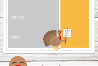 Free Thanksgiving Menu Planner | Thanksgiving Menu Planner pertaining to Thanksgiving Day Menu Template