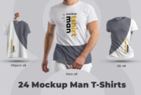 Fresh Blank T Shirt Design Template Psd