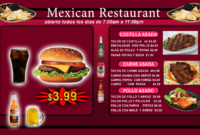 Great Templates For Any Type Of Restaurant The Digital Menu Board For for Digital Menu Board Templates