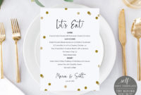 Menu Template, Demo Available, Editable & Printable Instant Download with Editable Menu Templates Free
