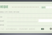 New Blank Cheque Template Download Free
