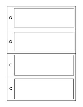 New Free Blank Bookmark Templates To Print
