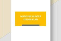 New Madeline Hunter Lesson Plan Template Blank