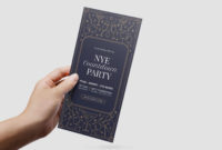 Nye Menu Template For New Year'S Eve Dinners [Psd, Ai, Vector] for Simple New Years Eve Menu Template