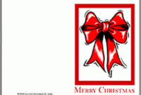 Professional Blank Christmas Card Templates Free