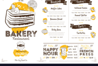 Restaurant Cafe Bakery Menu Template Royalty Free Vector | Bakery Menu regarding Free Bakery Menu Templates Download