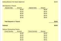 Simple Blank Bank Statement Template Download
