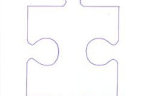 Simple Blank Jigsaw Piece Template