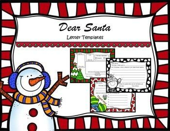 Simple Blank Letter From Santa Template