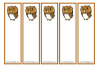Simple Free Blank Bookmark Templates To Print