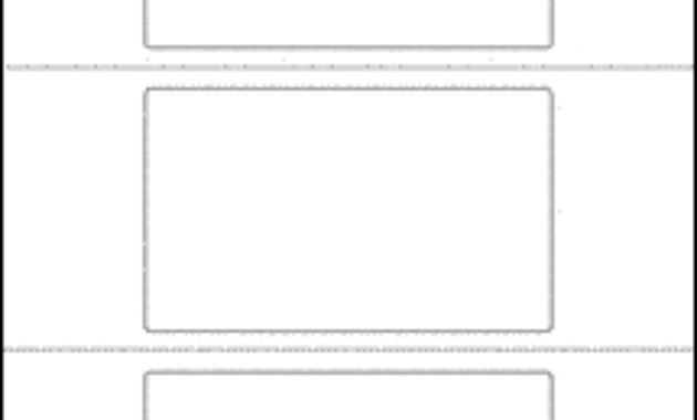 Top 3X5 Blank Index Card Template