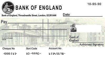 Top Blank Cheque Template Uk