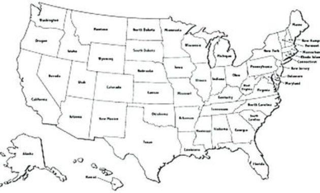 Top Blank Template Of The United States