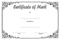 10+ Certificate Of Merit Templates Editable Free Download inside Honor Certificate Template Word 7 Designs