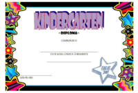 10+ Kindergarten Completion Certificate Printables Free intended for Kindergarten Diploma Certificate Templates 10 Designs