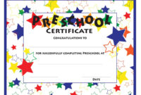 11+ Preschool Certificate Templates - Pdf | Free &amp; Premium Templates inside Amazing Certificate Of Kindness Template Editable