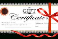 18 Gift Certificate Templates – Excel Pdf Formats with regard to Fantastic Christmas Gift Certificate Template