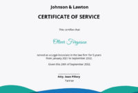 22+ Free Service Certificate Templates [Customize & Download within Community Service Certificate Template  Ideas