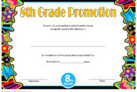 24+ 6Th Grade Promotion Certificate Templates Inspirations | This Is Edit pertaining to Awesome Job Promotion Certificate Template