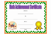 30 Free Printable Math Certificates | Pryncepality Regarding Best 9 Mat intended for Best Math Award Certificate Templates