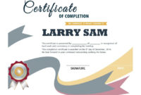 40 Fantastic Certificate Of Completion Templates [Word, Powerpoint] inside Professional Great Job Certificate Template  9 Design Awards