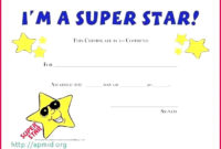 6 Free Student Of The Month Certificate Templates 25929 | Fabtemplatez with Fascinating Star Student Certificate Templates