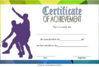 7 Basketball Achievement Certificate Editable Templates within Top Basketball Tournament Certificate Template