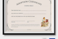 Adoption Certificate Template – 12 Free Pdf, Psd Format Download | Free in Professional Stuffed Animal Adoption Certificate Editable Templates