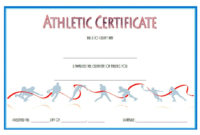Athletic Award Certificate Template - 10+ Best Designs Free for Amazing Editable Swimming Certificate Template  Ideas
