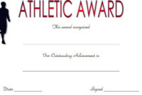 Athletic Award Certificate Template - 10+ Best Designs Free for Editable Swimming Certificate Template  Ideas