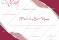 Award Certificate Template 142 – For Word for Rabbit Birth Certificate Template  2019 Designs