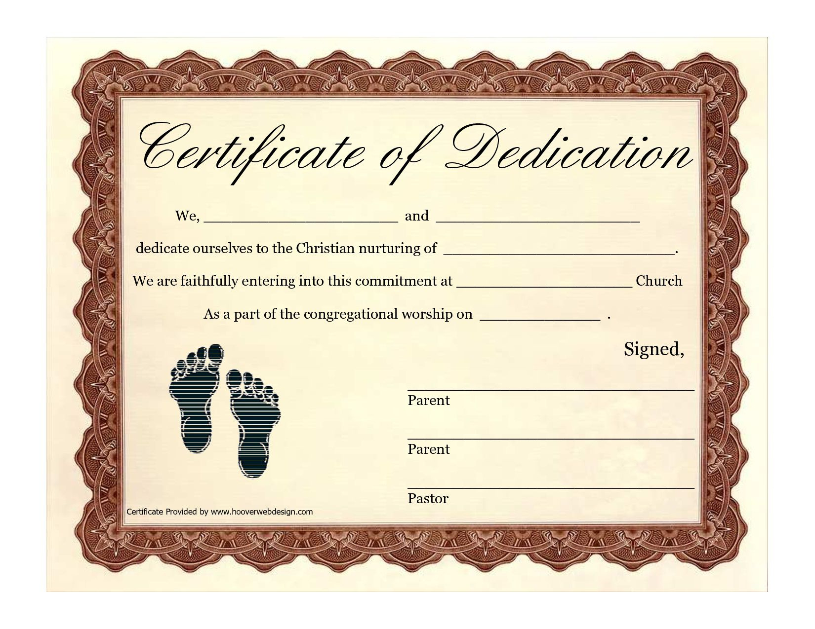 Baby Dedication Certificate Template ~ Addictionary inside Baby Dedication Certificate Templates