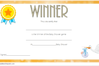 Baby Shower Winner Certificates Free 7 Best 2019 Designs Within Quality intended for Professional Fishing Certificates Top 7 Template Designs 2019