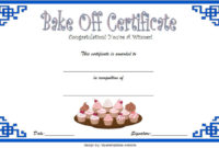 Bake Off Certificate Template 7 Best Ideas Pertaining To Blessing regarding Awesome Blessing Certificate Template  7 New Concepts