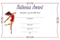 Ballet Certificate Templates [10+ Fancy Designs Free Download] within Best Hip Hop Certificate Templates